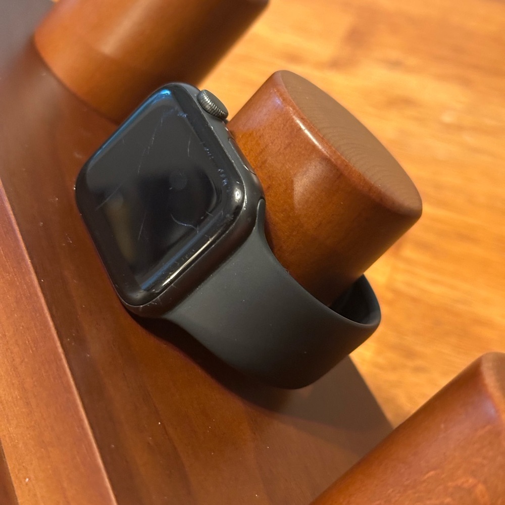 Apple Series 6 44mm with Casetify Black Metal and Silicone M/L Bands